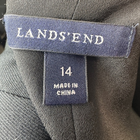 Land's End Sleeveless Dress Black - Picture 4 of 9